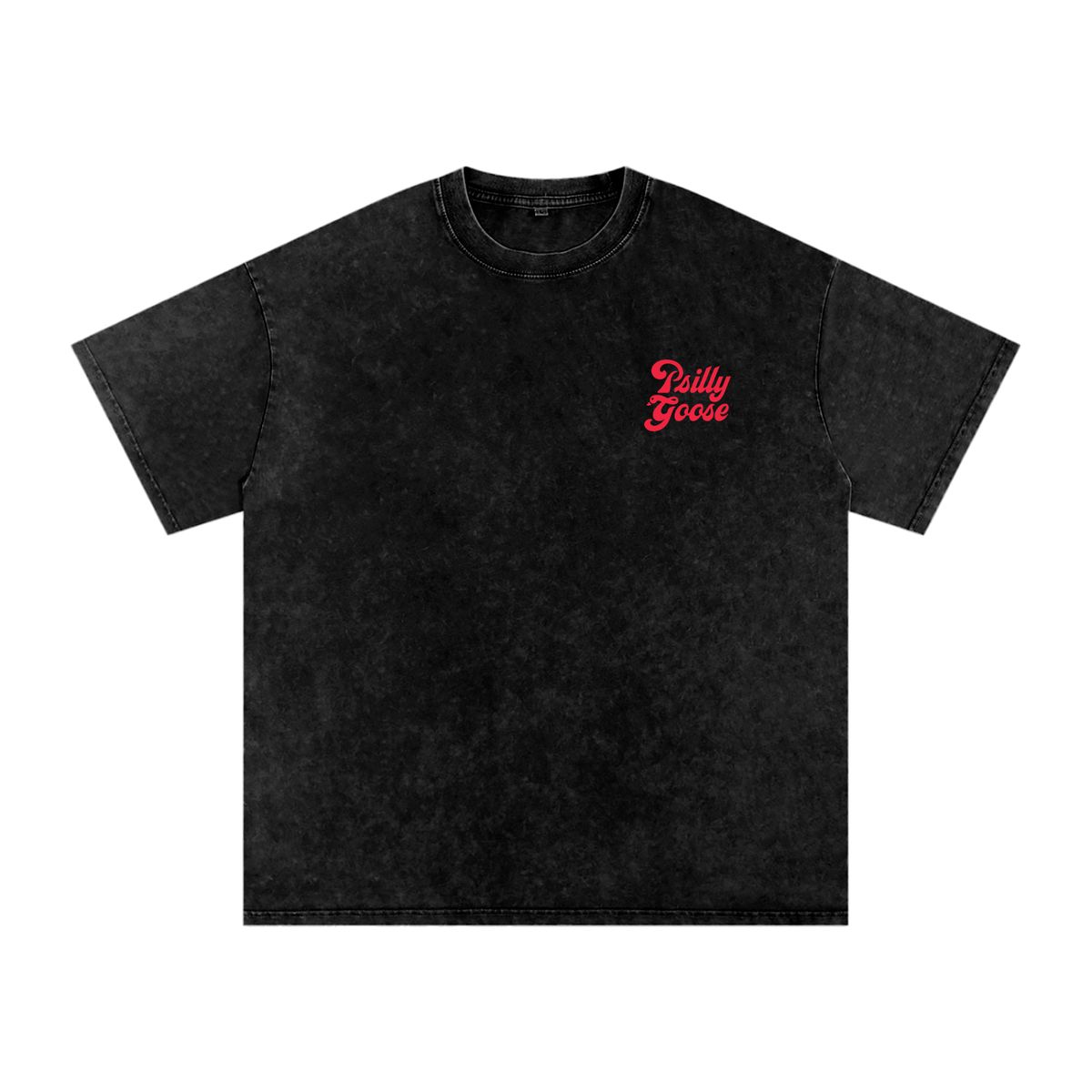 Psilly Washed Oversized Cotton T-Shirt