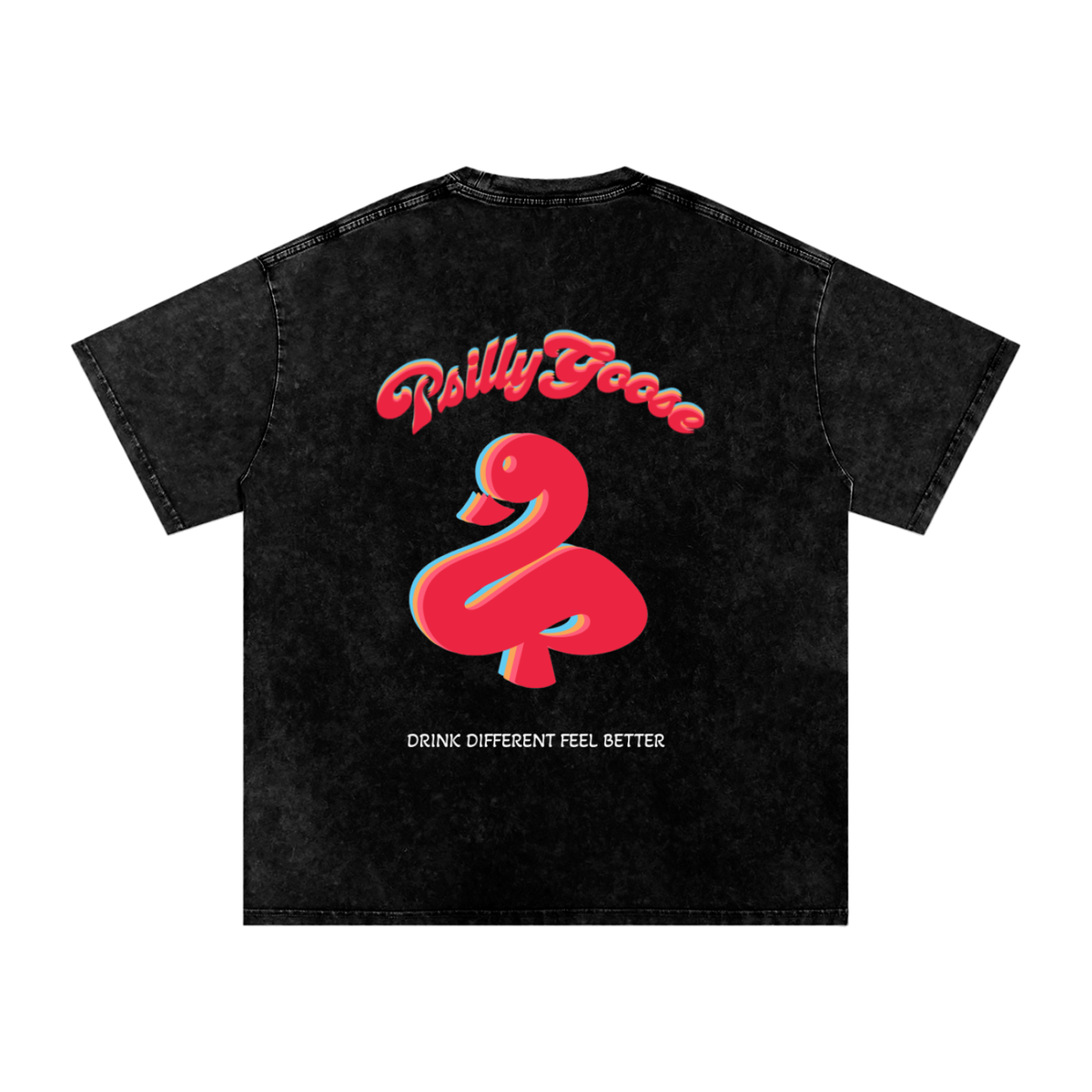 Psilly Washed Oversized Cotton T-Shirt